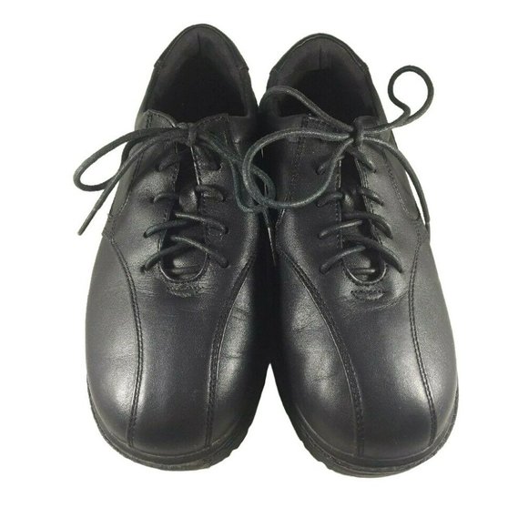 MBT by Swiss Masai Business 04 Black Leather Size 5 US Lace Up Shoes Toning - Picture 12 of 12
